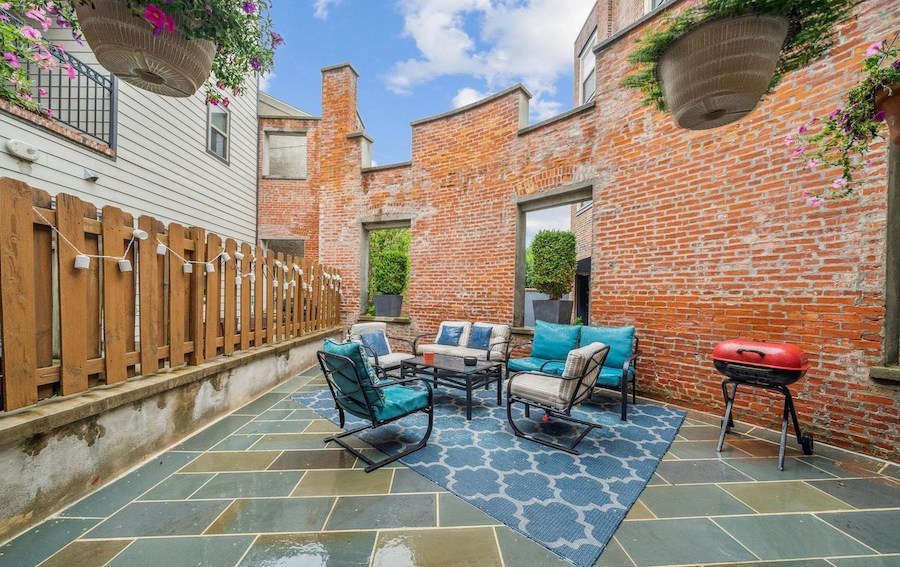 rear patio