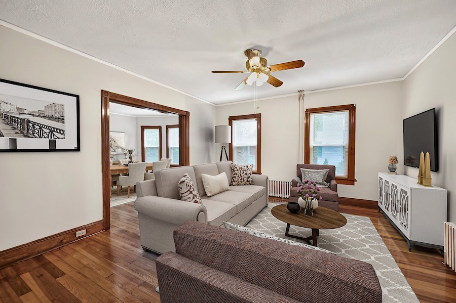house for sale tobyhanna renovated traditional living room