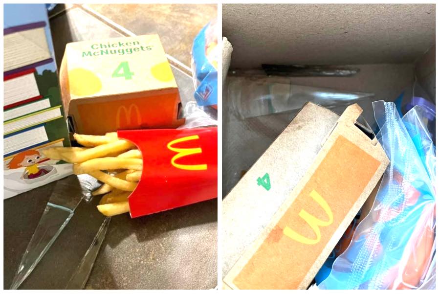 Upper Darby's Angela Greene says she found shards of glass in her granddaughter's Happy Meal at a McDonald's in Delco