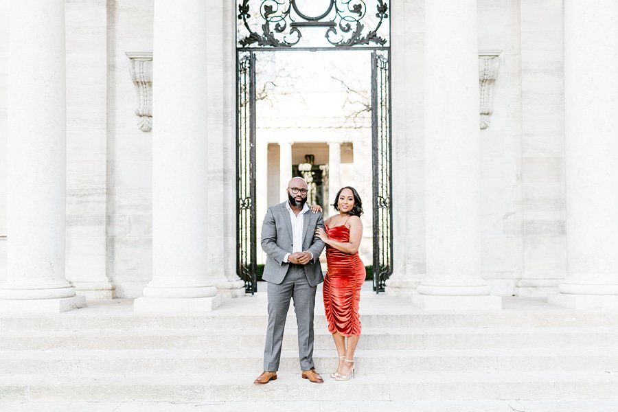 rodin museum engagement photos