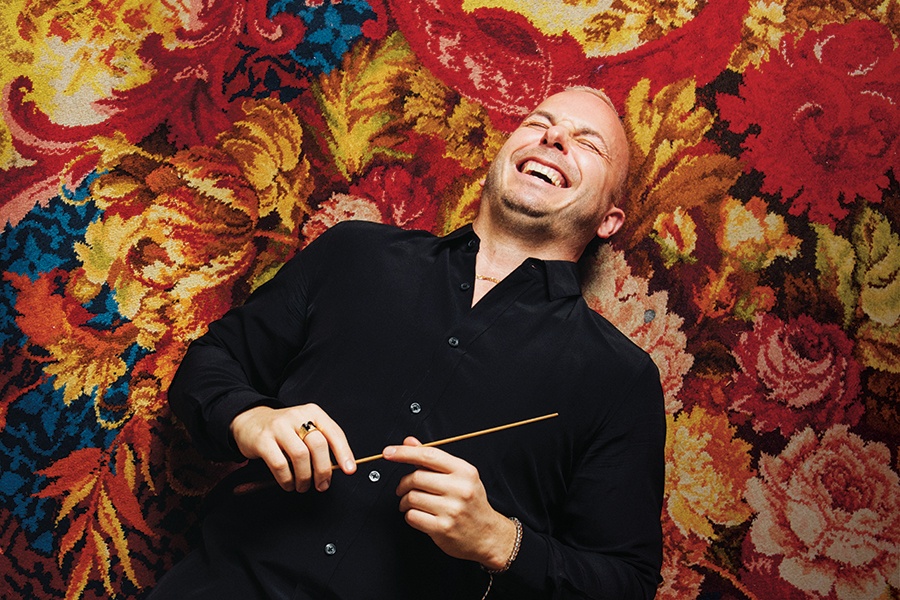 philadelphia orchestra conductor Yannick Nézet-Séguin, who just won yet another Grammy at last night's Grammy Awards and extended his contract