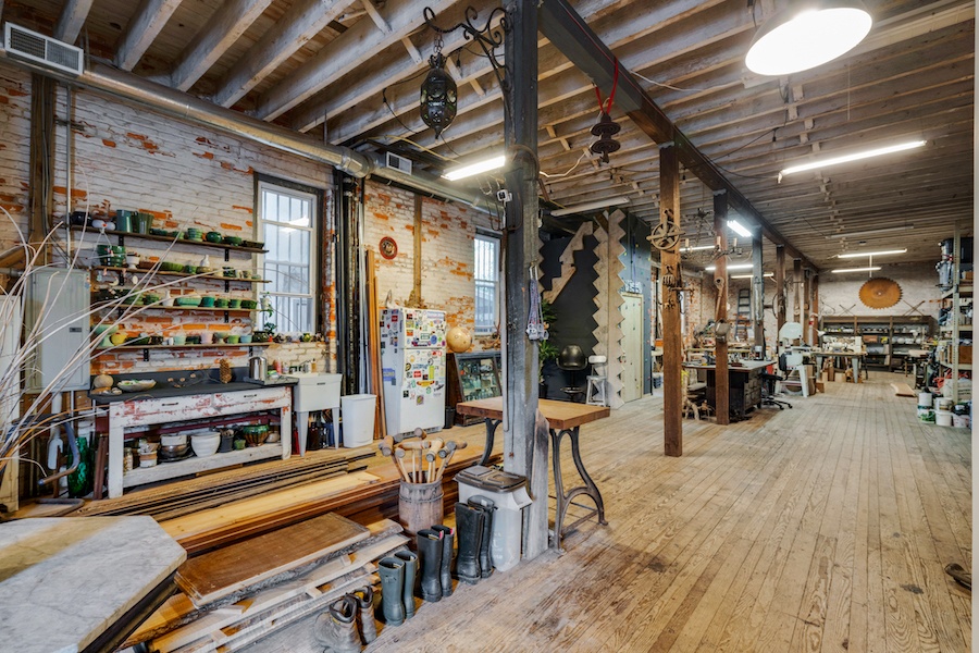 house for sale germantown converted warehouse first-floor workshop