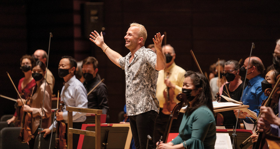 Yannick Nézet-Séguin at the Philadelphia Orchestra's first Pride concert