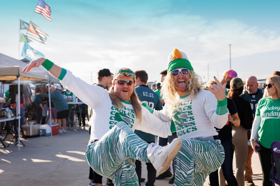 eagles fans linc lincoln financial field