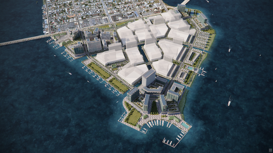casa mar announcement aerial view