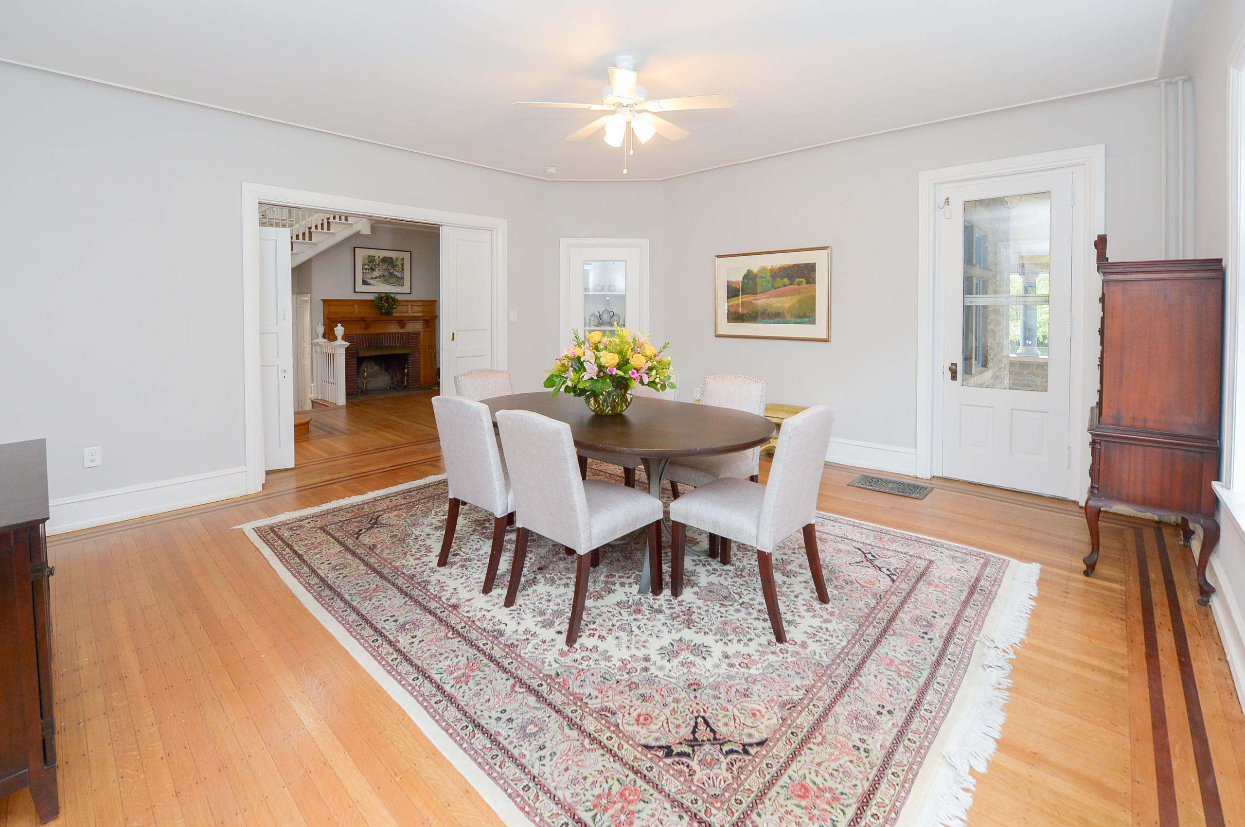 house for sale overbrook farms queen anne dining room