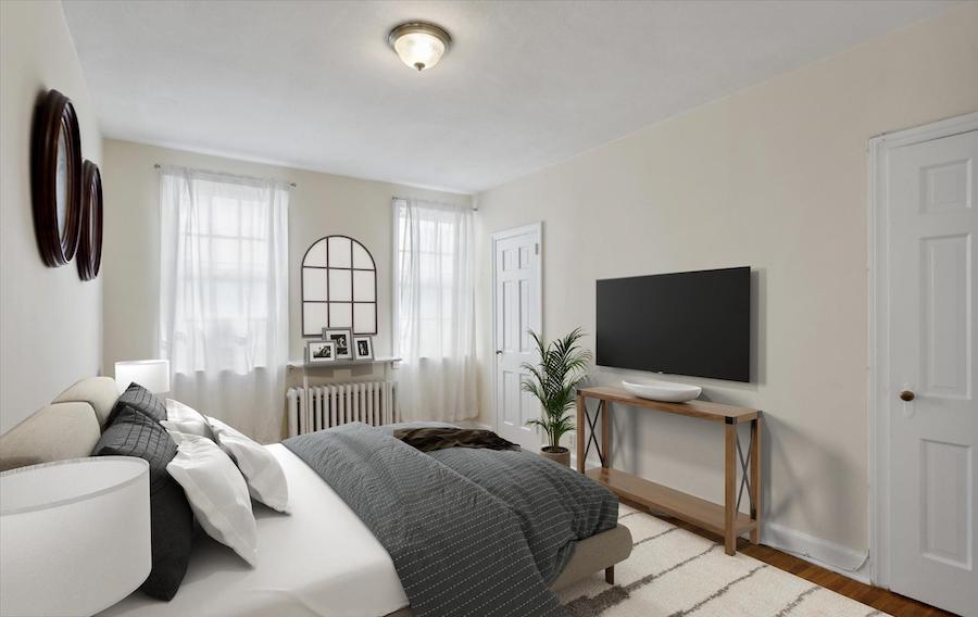 second-floor bedroom