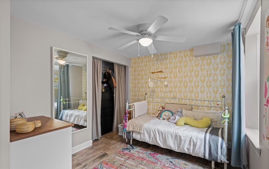 second-floor front bedroom