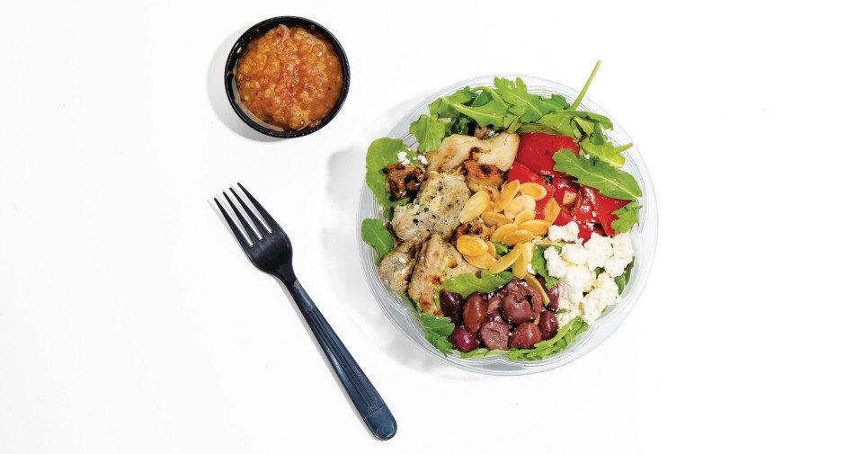 lunch delivery takeout salad