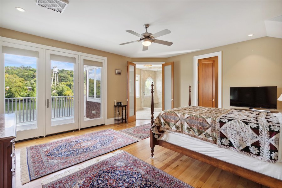 third-floor primary bedroom
