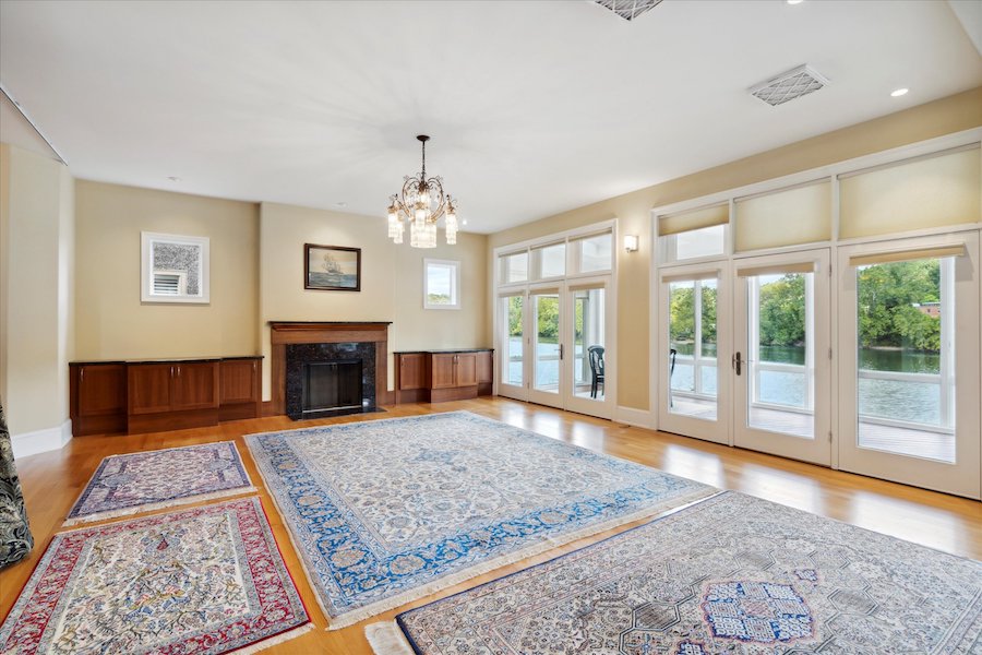 house for sale gladwyne riverside neotraditional living room