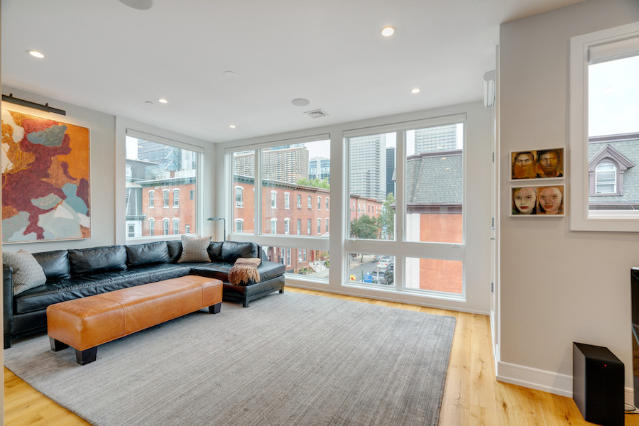 third-floor front bedroom