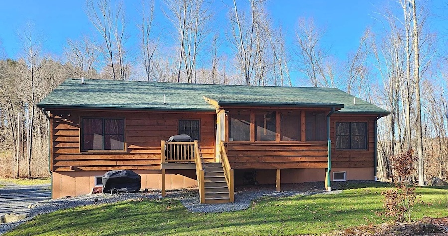 exterior rear
