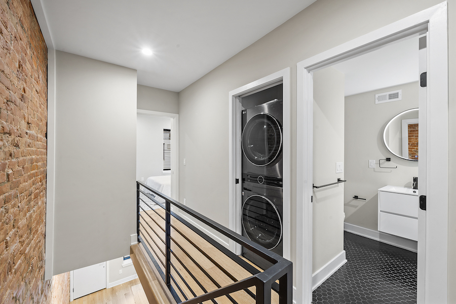 second-floor hallway