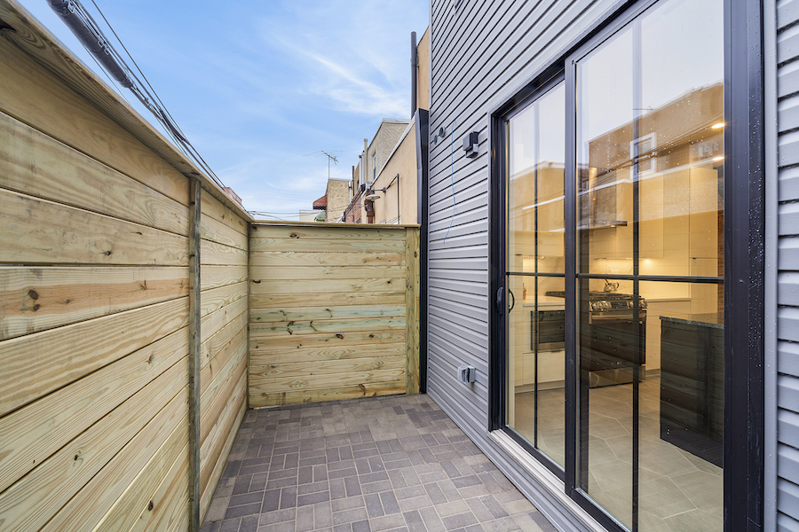 rear patio