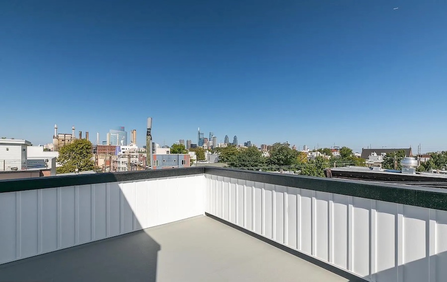 view from roof deck