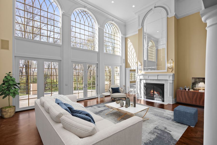 house for sale lower gwynedd colonial mansion great room