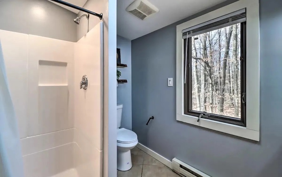second-floor bathroom