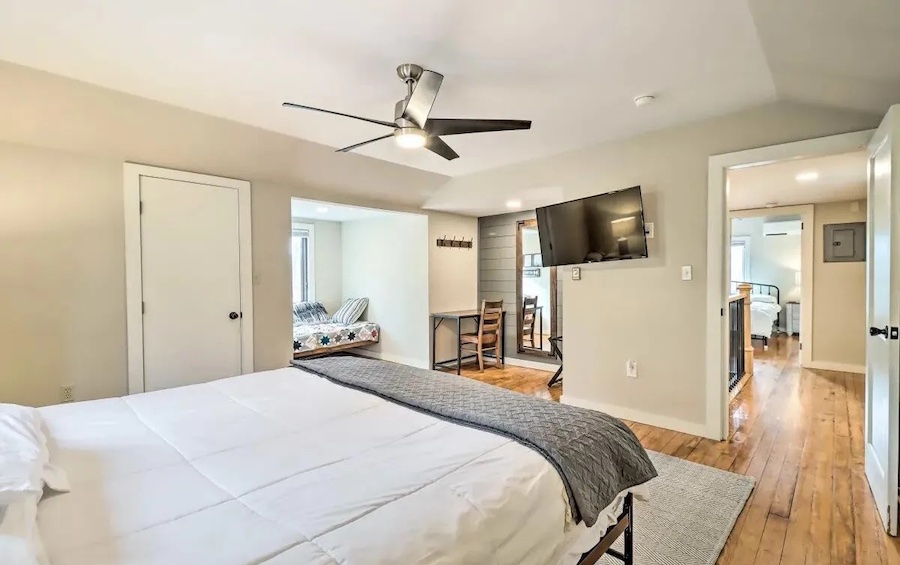 second-floor bedroom