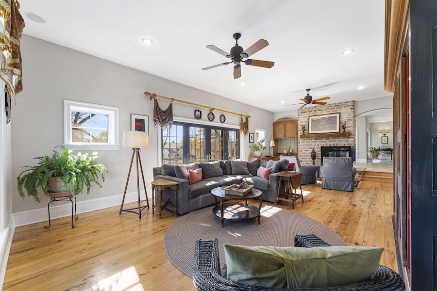 house for sale berwyn colonial farmhouse living room