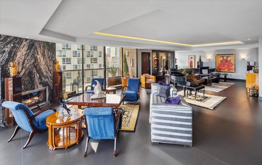 condo for sale society hill penthouse main living area