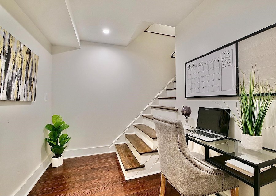 lower level hallway
