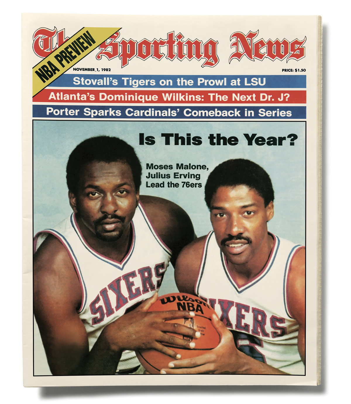 76ers sixers julius erving moses malone