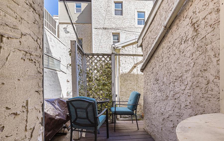 rear patio