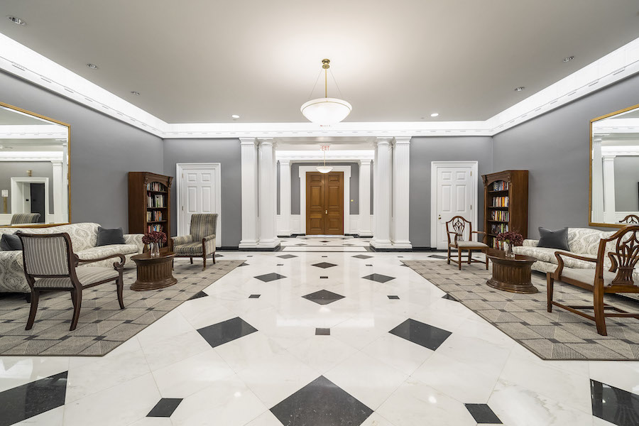 condo for sale logan square penthouse hallway and front entrance