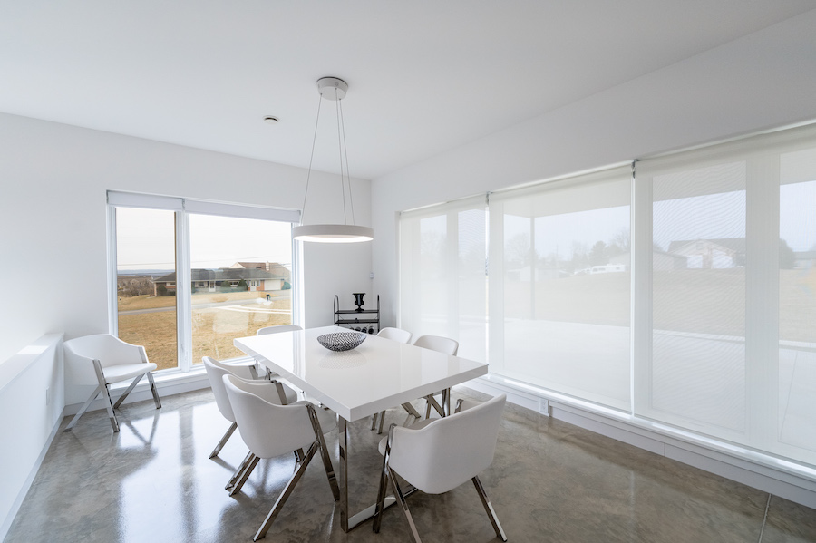 house for sale nazareth passive house dining room