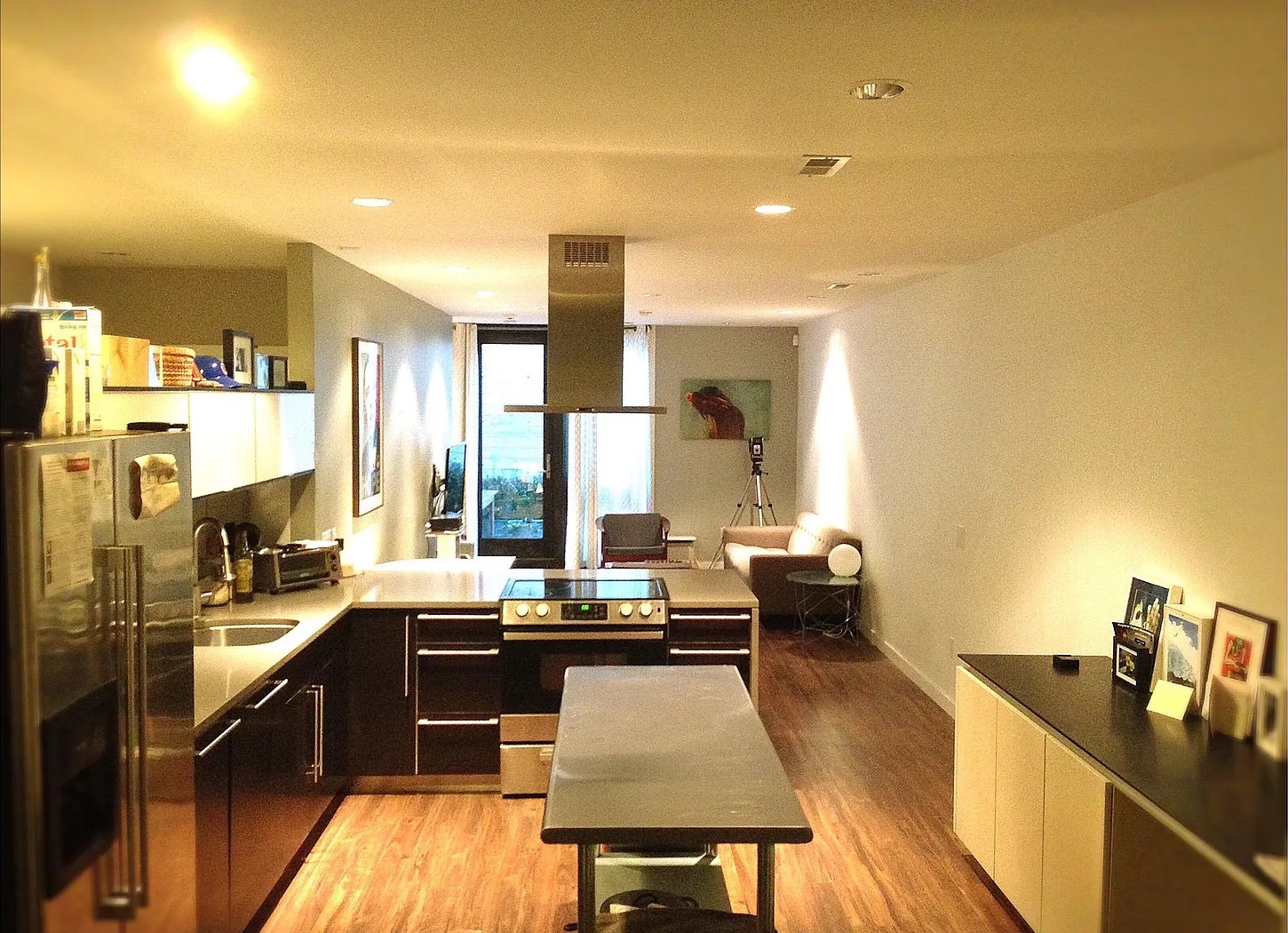 in-law apartment living area