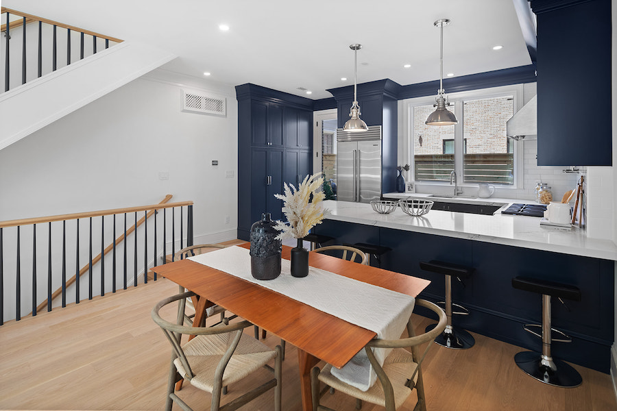 house for sale rittenhouse square rebuilt dining room