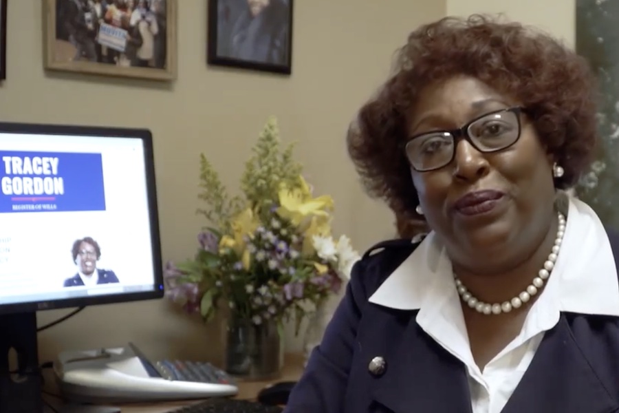 philadelphia register of wills tracey gordon, who is the subject of a lawsuit filed by an ex-employee of her office