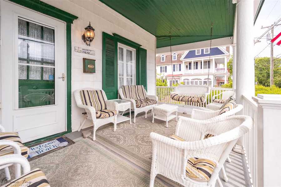 front porch before
