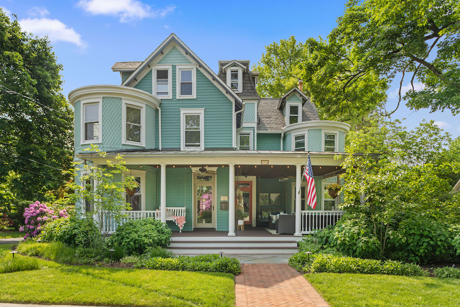 house for sale rebuilt doylestown victorian exterior front