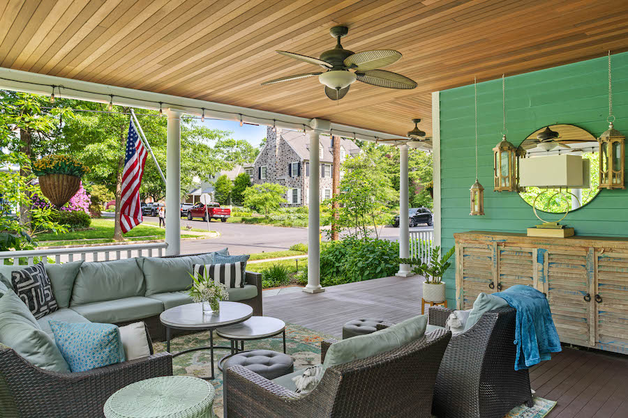 house for sale rebuilt doylestown victorian front porch