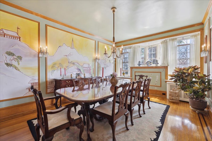 house for sale east oak lane spanish colonial revival dining room