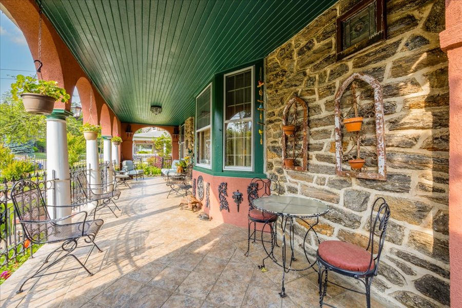 house for sale east oak lane spanish colonial revival front porch