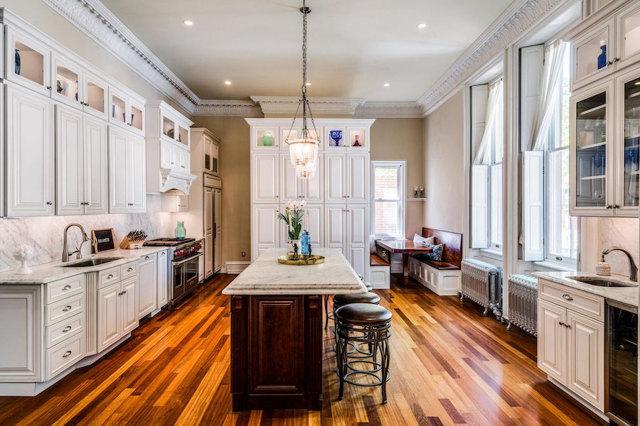 townhouse for sale rittenhouse square victorian kitchen