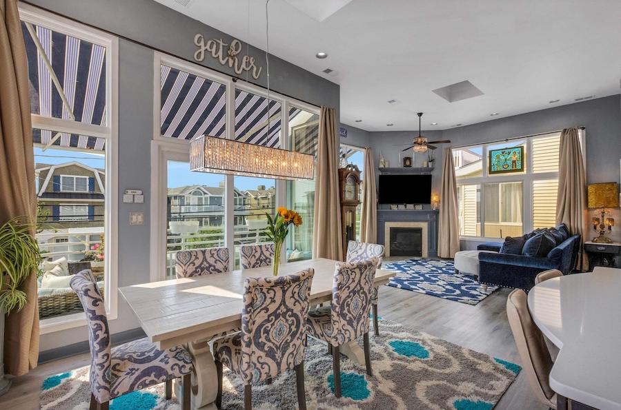 condo for sale ocean city art deco main living area