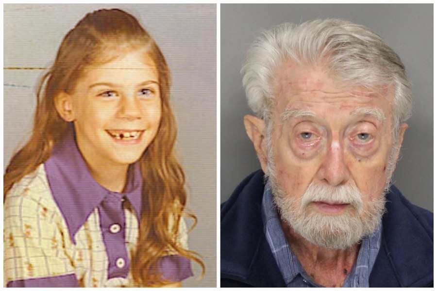 gretchen harrington, who was kidnapped and murdered in 1975, and David Zandstra, the Delco pastor now accused of murdering her