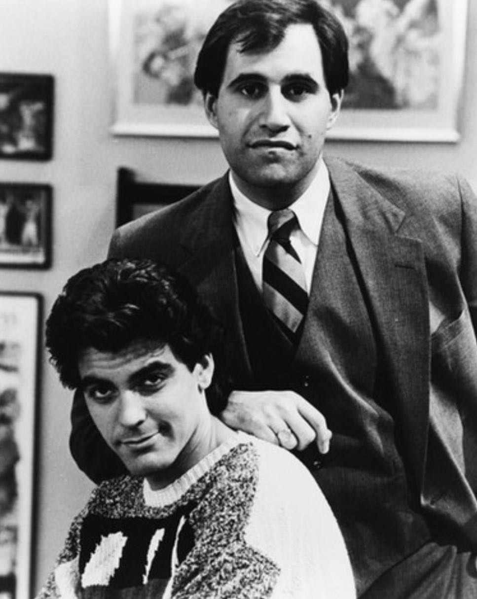 George Clooney and Richard Kind in a 1987 publicity photo