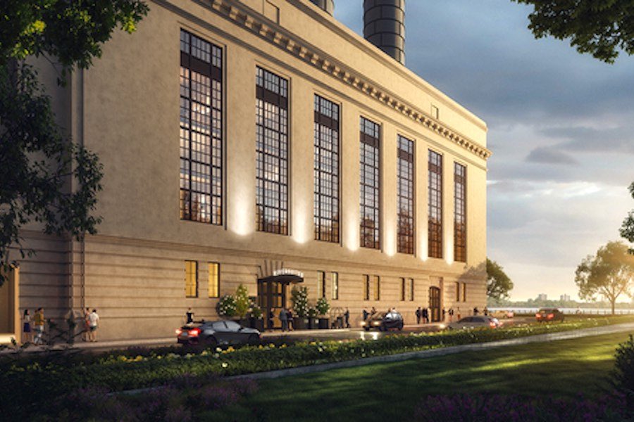 A rendering of the new Rivers Casino hotel in the Fishtown section of Philadelphia (image via Rivers Casino)