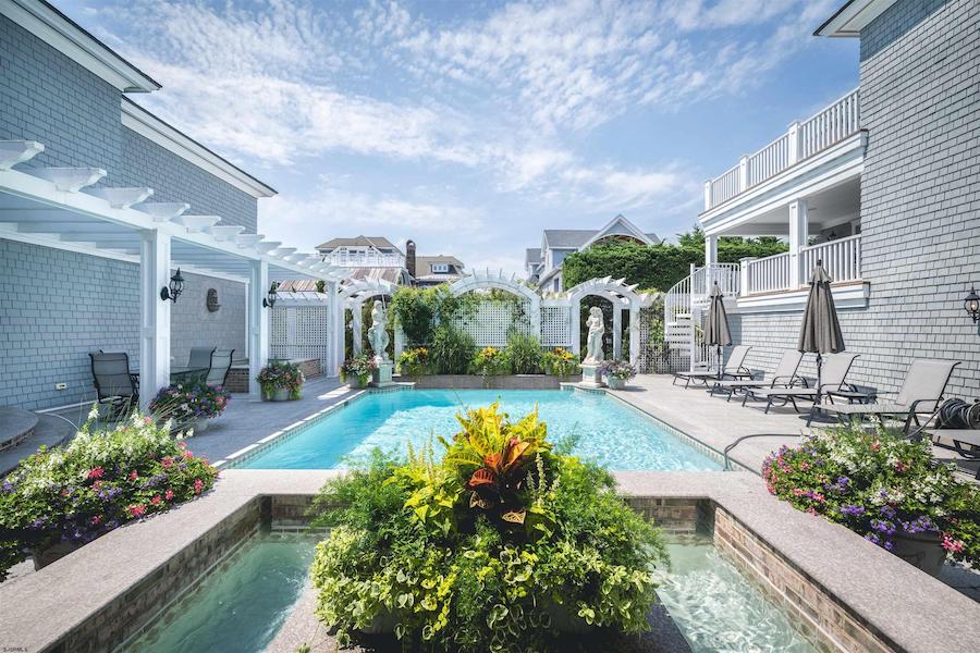 pool and hot tub