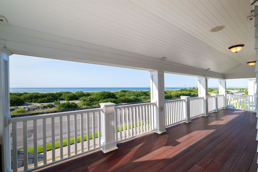 view from second-floor deck