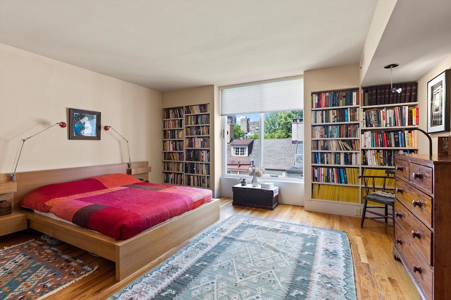 third-floor guest bedroom