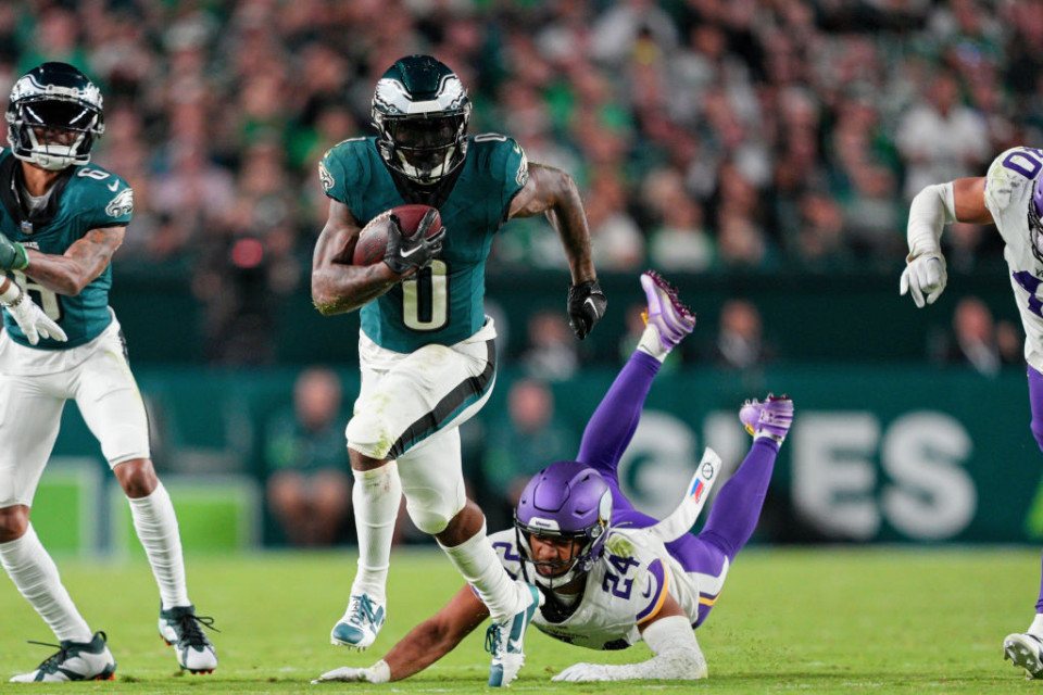 philadelphia eagles d'andre swift vikings