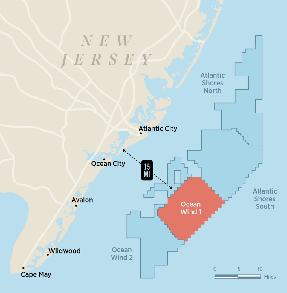 offshore wind power new jersey shore