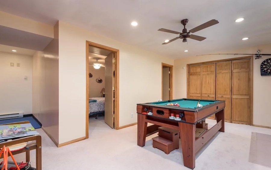 house for sale bushkill hillside contemporary game room