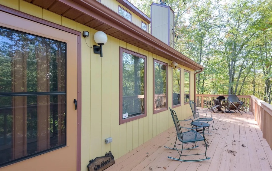 house for sale bushkill hillside contemporary front deck